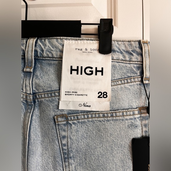 Rag & Bone Nina High Rise Shorty Cigarette - Picture 3 of 4